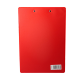 Clipboard simplu A4, plastifiat PP, Optima - rosu
