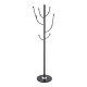 Cuier metalic 11 agatatori, baza din marmura, Office Products Helsinki - negru
