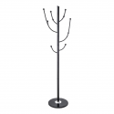 Cuier metalic 11 agatatori, baza din marmura, Office Products Helsinki - negru