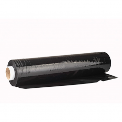 Folie stretch neagra, uz manual, 50cm latime, 23microni, 2.5kg net, Office Products