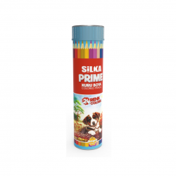 Creioane colorate, 24 culori/tub metalic, SILKA Prime