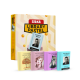 Display radiere pt creion, nu lasa reziduuri, 36buc/display, SILKA Library Pastel - design carti de
