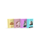 Display radiere pt creion, nu lasa reziduuri, 36buc/display, SILKA Library Pastel - design carti de