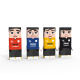 Display radiere pt creion, nu lasa reziduuri, 20buc/display, SILKA Soccer - design jucatori fotbal