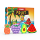 Display radiere pt creion, nu lasa reziduuri, 36buc/display, SILKA Fruit - design fructe