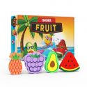 Display radiere pt creion, nu lasa reziduuri, 36buc/display, SILKA Fruit - design fructe