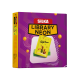 Display radiere pt creion, nu lasa reziduuri, 36buc/display, SILKA Library Neon - design carti de ci