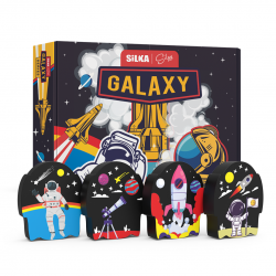 Display radiere pt creion, nu lasa reziduuri, 36buc/display, SILKA Galaxy - space design