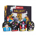 Display radiere pt creion, nu lasa reziduuri, 36buc/display, SILKA Galaxy - space design