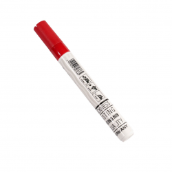 Marker cu vopsea Optima Paint 3710, varf rotund 4.5mm, grosime scriere 2-3mm - rosu