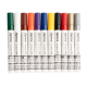 Marker cu vopsea Optima Paint 3710, varf rotund 4.5mm, grosime scriere 2-3mm - alb