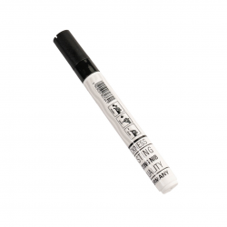 Marker cu vopsea Optima Paint 3710, varf rotund 4.5mm, grosime scriere 2-3mm - negru