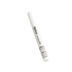 Marker cu vopsea Optima Paint 3713, varf rotund 2.0mm, grosime scriere 1-2mm - alb