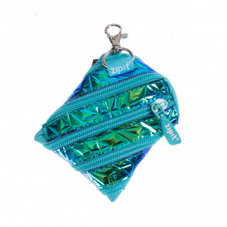 Borseta Zipit Metalic - verde
