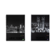 Caiet cu spirala, A4, 70 file, 70gr./mp, coperta carton 300gsm, design cities by night - matematica
