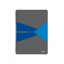 Caiet de birou LEITZ Office, carton laminat, certificare FSC, reciclabil, A4, 90 coli, cu spira, dic