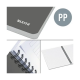 Caiet de birou LEITZ Office, PP, certificare FSC, reciclabil, A4, 90 coli, cu spira, dictando