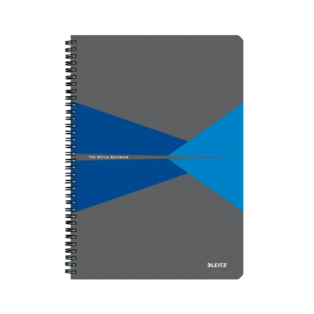 Caiet de birou LEITZ Office, PP, certificare FSC, reciclabil, A4, 90 coli, cu spira, dictando