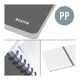 Caiet de birou LEITZ Office, PP, certificare FSC, reciclabil, A4, 90 coli, cu spira, dictando