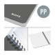Caiet de birou LEITZ Office, PP, certificare FSC, reciclabil, A4, 90 coli, cu spira, dictando