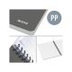 Caiet de birou LEITZ Office, PP, certificare FSC, reciclabil, A4, 90 coli, cu spira, dictando