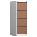 Clasificator metallic Asamblat cu 4 sertare 460x620x1325 mm (LxlxH) Maro, PLUS
