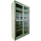 Dulap metalic Premium usi sticla culisante 4 rafturi, 1200x450x2000 mm (LxlxH), 50 kg/polita, PLUS