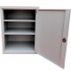 Fiset metalic Premium Mini 2 rafturi 600x500x800 mm (LxlxH), 50 kg/polita, inchidere cu cheie Neasamblat, PLUS