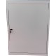 Fiset metalic Premium Mini 2 rafturi 600x500x800 mm (LxlxH), 50 kg/polita, inchidere cu cheie Neasamblat, PLUS
