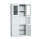 Dulap metalic Premium Asamblat usi sticla cu 3 rafturi, 3 sertare si seif 900x400x1800 mm (LxlxH), 50 kg/polita, PLUS