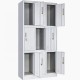 Vestiar metalic Premium Asamblat pentru valori cu 9 compartimente si picioare, 900x450x1800 mm (LxlxH), PLUS