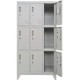 Vestiar metalic Premium Asamblat pentru valori cu 9 compartimente si picioare, 900x450x1920 mm (LxlxH), PLUS