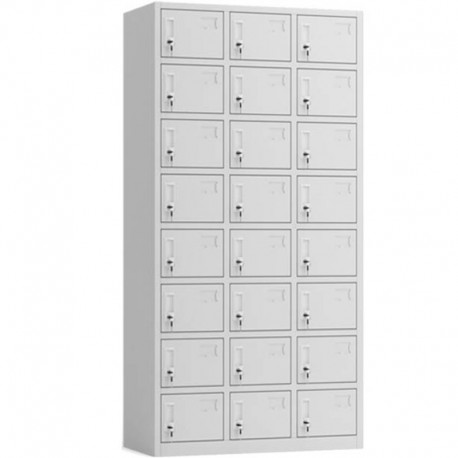 Vestiar Dulap metalic Premium Asamblat pentru valori cu 24 compartimente, 900x500x1800 mm (LxlxH), PLUS