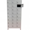 Vestiar Dulap metalic Premium pentru valori cu 24 compartimente si picioare, 900x500x1920 mm (LxlxH), Neasamblat, PLUS