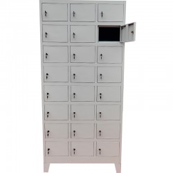Vestiar Dulap metalic Premium Asamblat pentru valori cu 24 compartimente si picioare, 900x500x1920 mm (LxlxH), PLUS