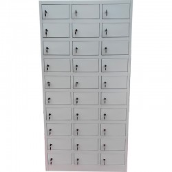 Vestiar Dulap metalic Premium Asamblat pentru valori cu 30 compartimente, 900x500x1800 mm (LxlxH), PLUS
