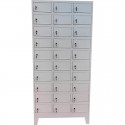 Vestiar Dulap metalic Premium Asamblat pentru valori cu 30 compartimente si picioare, 900x500x1920 mm (LxlxH), PLUS
