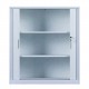Dulap metalic Premium cu usi tambur/pliante 2 rafturi 1000x420x1200 mm (LxlxH), 50 kg/polita, Neasamblat, PLUS