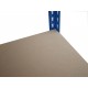 Raft metalic PROFESIONAL Premium 2000x1200x600 mm (HxLxl) lacuit albastru/portocaliu 5 polite MDF, 2500 kg, 7 ani garantie, PLUS