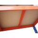 Raft metalic PROFESIONAL Premium 2000x1200x600 mm (HxLxl) lacuit albastru/portocaliu 5 polite MDF, 2500 kg, 7 ani garantie, PLUS