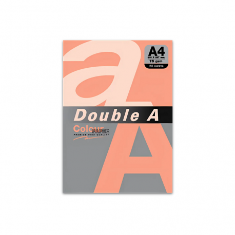 Hartie color pentru copiator A4, 75g/mp, 25coli/top, Double A - mov neon