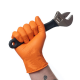 Manusi nitril EMKA, 7.0, 90 buc/cutie, pentru industria automotive - portocalii - marime XXL