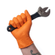 Manusi nitril EMKA, 7.0, 100 buc/cutie, pentru industria automotive - portocalii - marime M