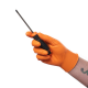 Manusi nitril EMKA, 7.0, 100 buc/cutie, pentru industria automotive - portocalii - marime M