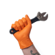 Manusi nitril EMKA, 7.0, 100 buc/cutie, pentru industria automotive - portocalii - marime L