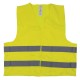 Vesta reflectorizanta DONAU, 100% polyester, cu arici, marimea L - galbena