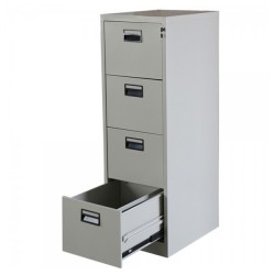 Dulap Clasificator metalic Premium pentru fise pacienti/medicale cu 4 sertare 460x620x1325 mm (LxlxH), PLUS, Neasamblat