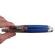 Cutter profesional Optima, lama trapezoidala + 2 rezerve SK5, aluminiu cu rubber grip