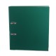 Biblioraft A4, plastifiat PVC/paper, margine metalica, 75 mm, Optima Budget - verde