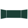 TABLA SCOLARA MAGNETICA TRIPTICA VERDE 1500x1200/3000 mm, OFFICE
